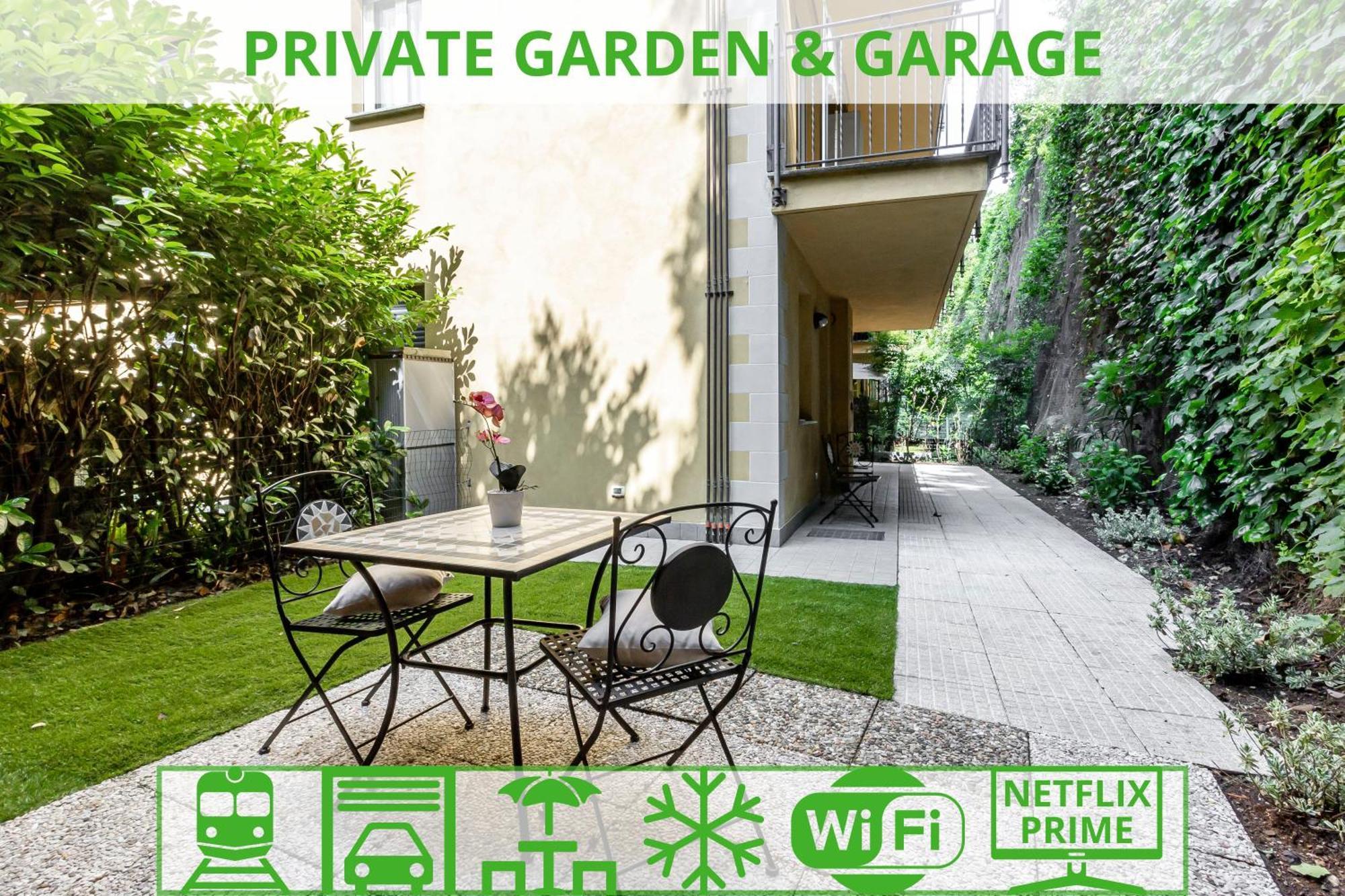 Apartamento Private Garden & Garage - Self Check-In & Remote Access Como Exterior foto